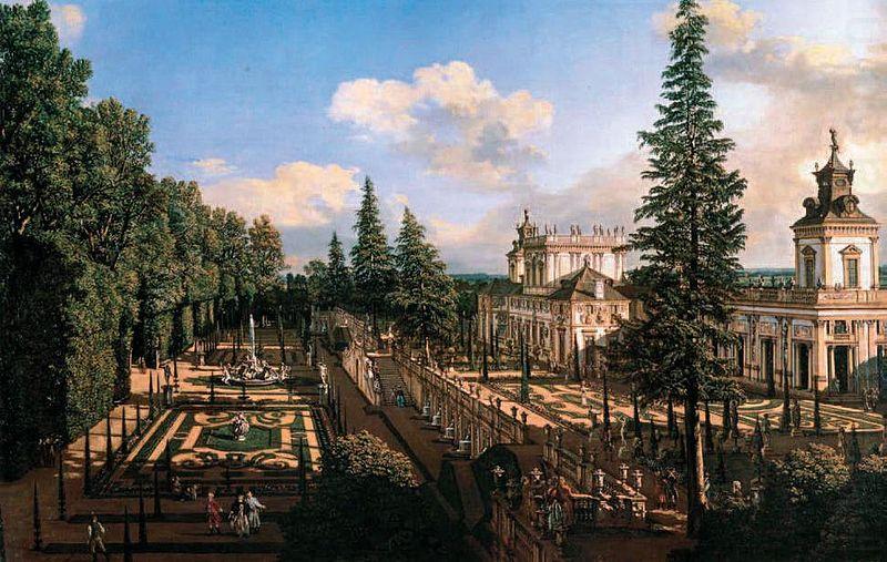 Wilanow Palace as seen from north-east, BELLOTTO, Bernardo